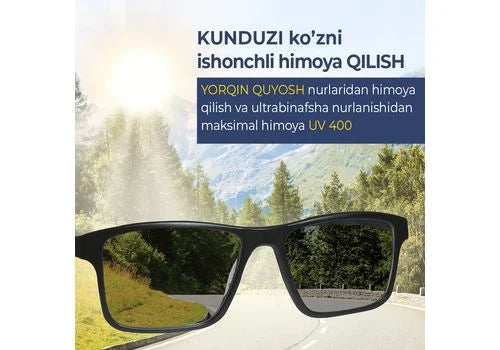 Polarized glasses Magniklip 6 in 1