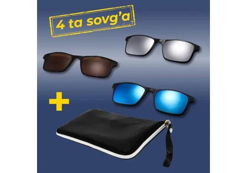 Polarized glasses Magniklip 6 in 1