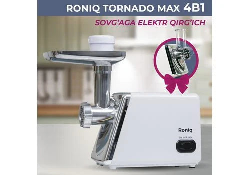 Meat grinder Roniq Tornado Max 4in1