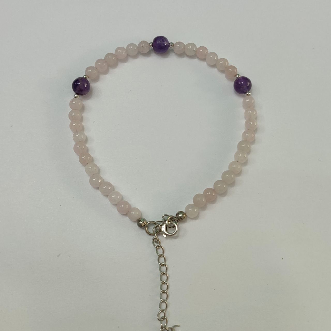 SZ15434 Nugget Bracelet Rose Quartz African Amethyst