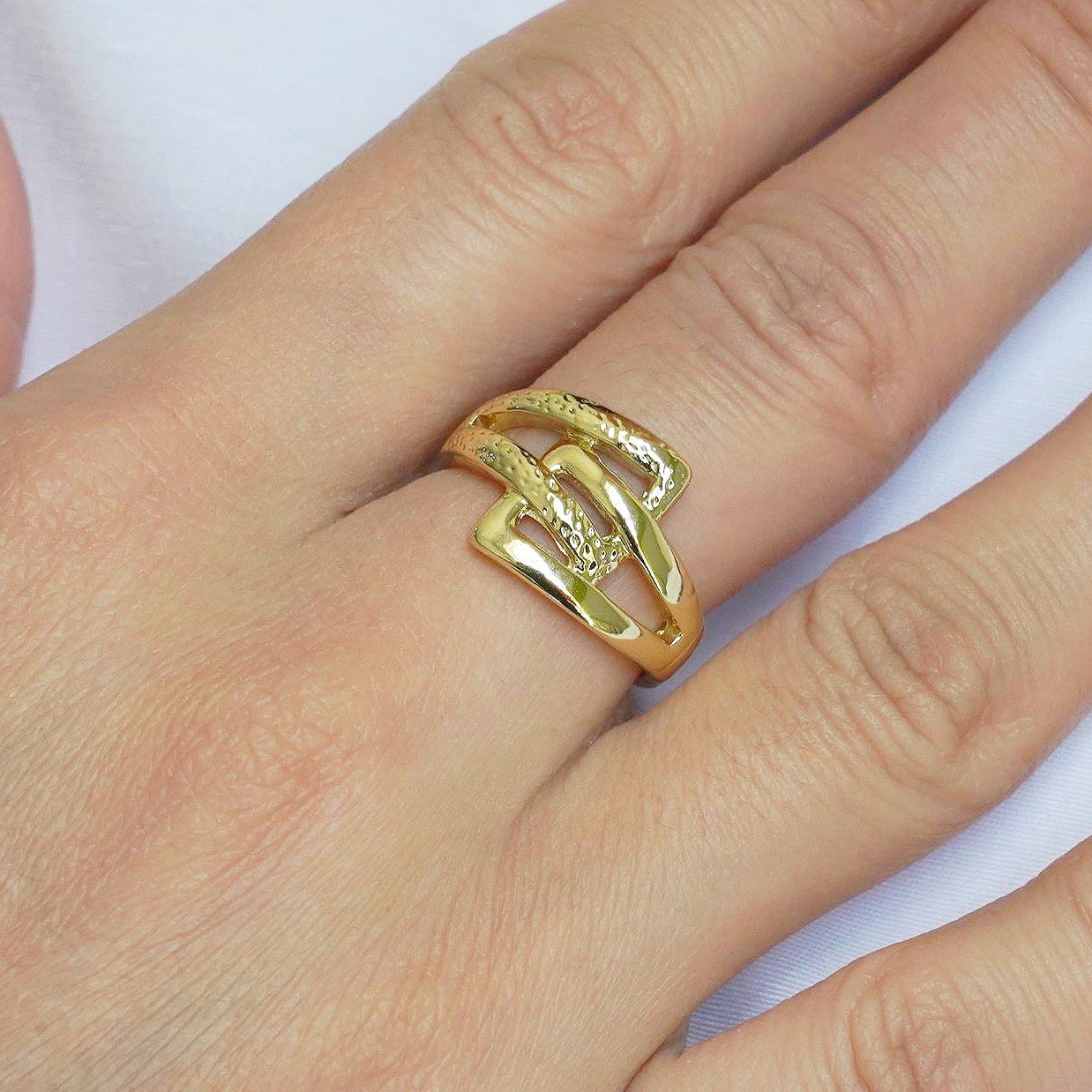 CC01474 Ring 18K Gold Plated Alloy