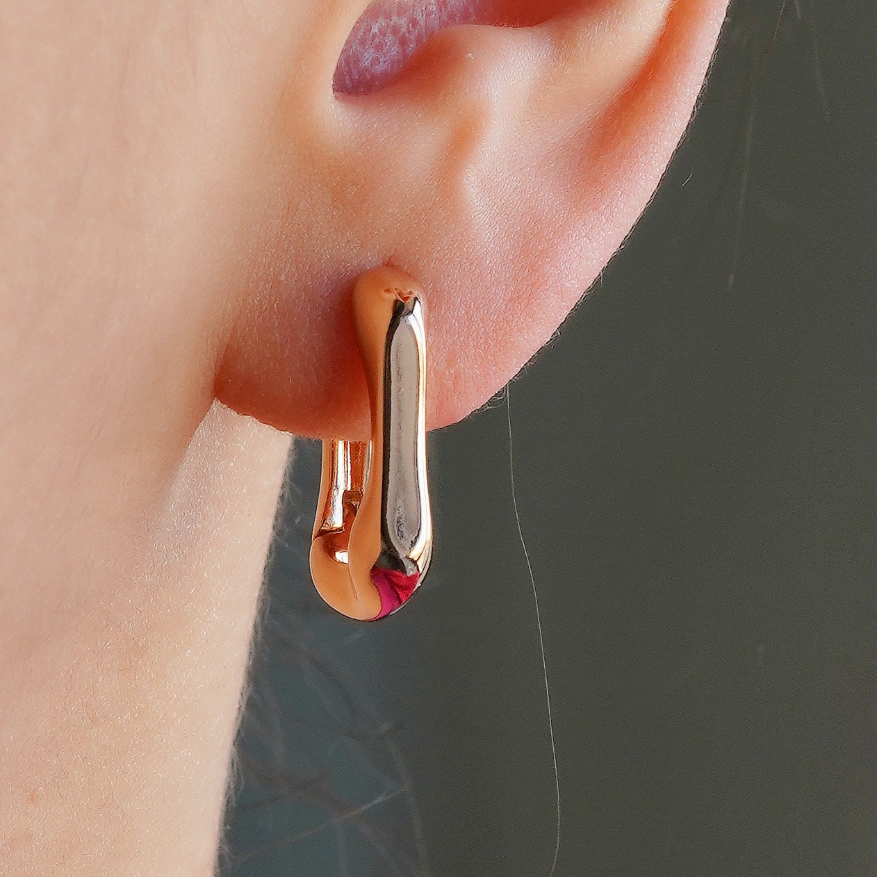 LX00070 Earrings 18K Gold Plated Copper