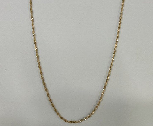 CC02142 Necklace 14k yellow gold plated