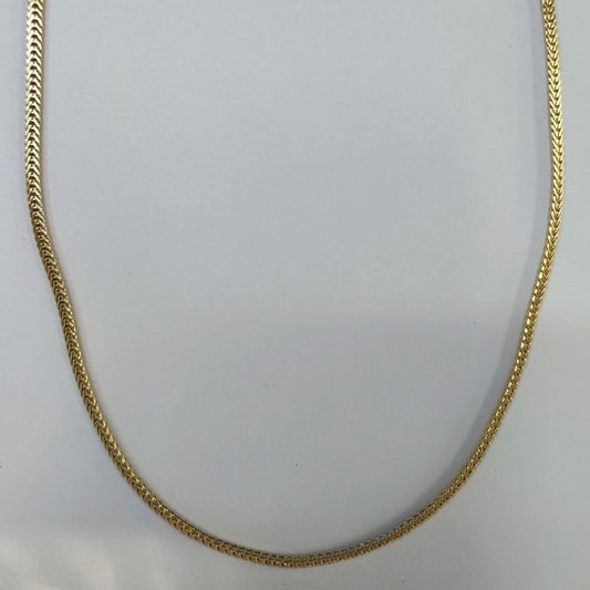 CC02137 Necklace 14K yellow gold plated Copper