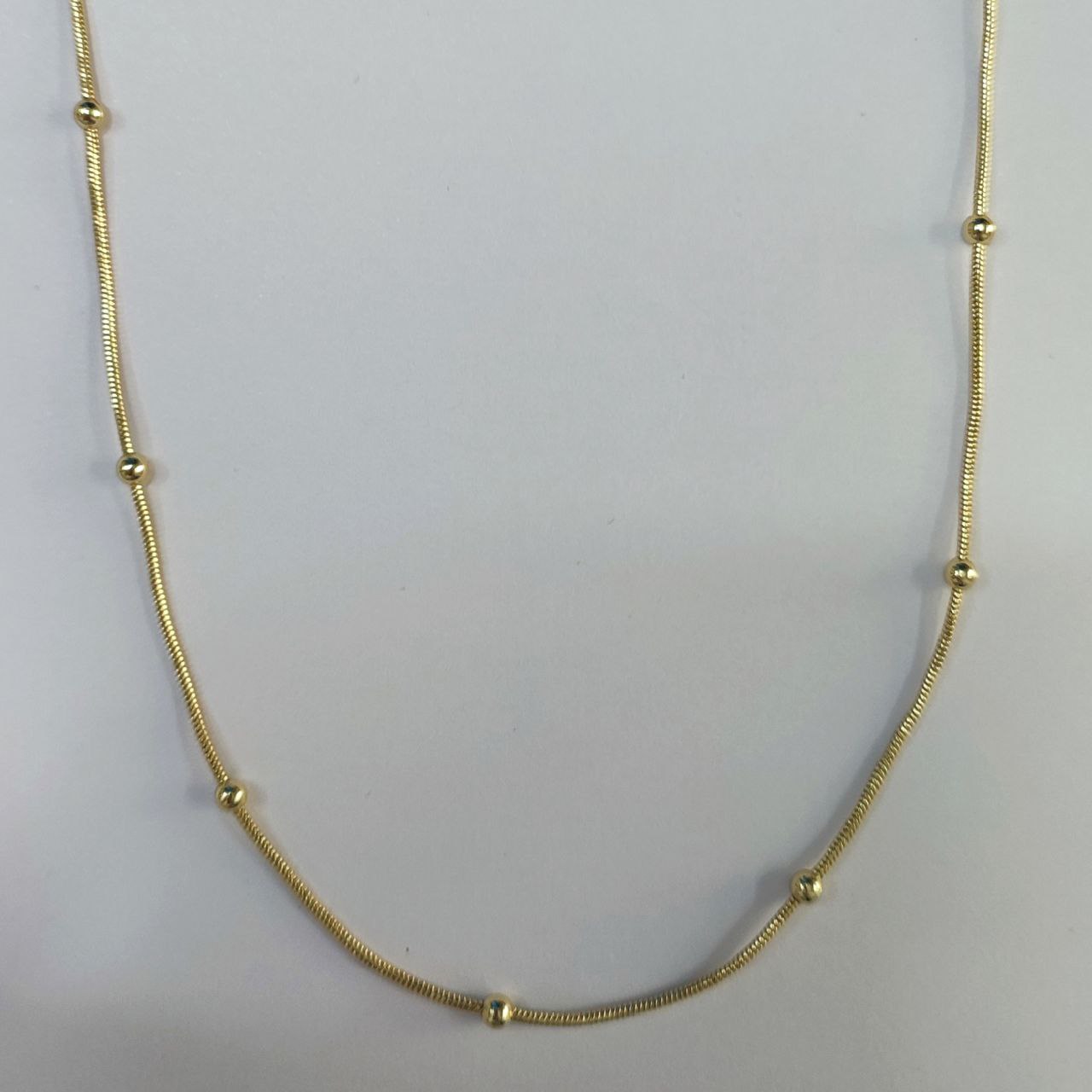 CC02134 Necklace 14K yellow gold plated Copper