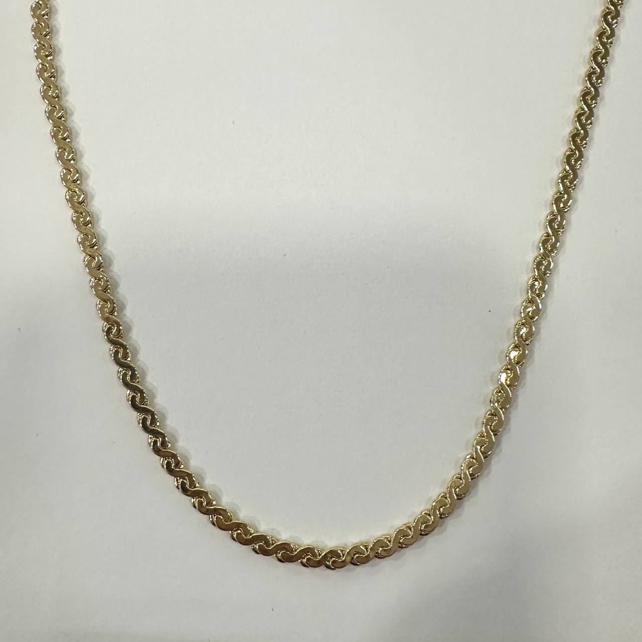 CC02206 Chain 18K yellow gold plated Copper