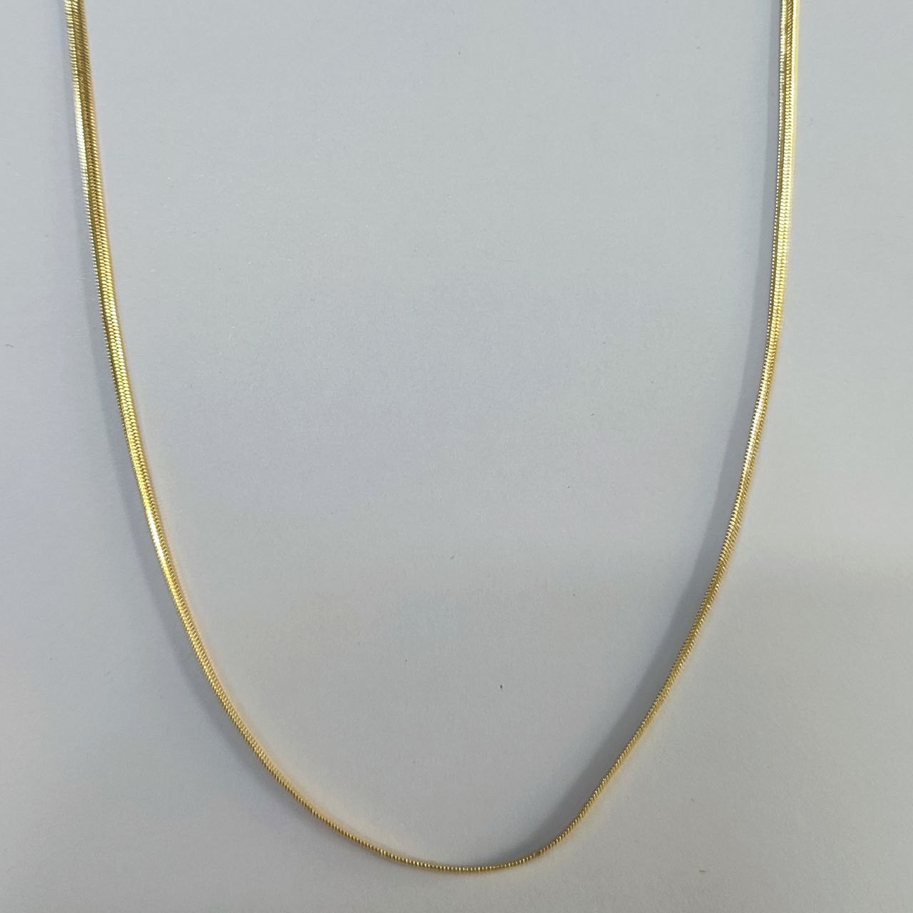 CC02097 Цепочка из меди с покрытием 14K желтым золотом