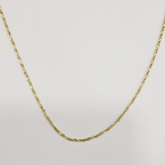 SZ16654 Chain Silver 925 (Gold Plated)