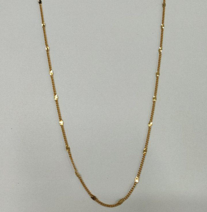 CC02128 Chain 24K Yellow Gold Plated Copper