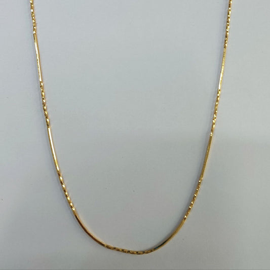 CC02127 Chain 24k yellow gold plated Copper