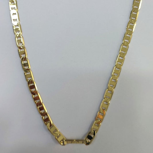 CC02088 Цепочка из меди с 18K желтым золотым покрытием