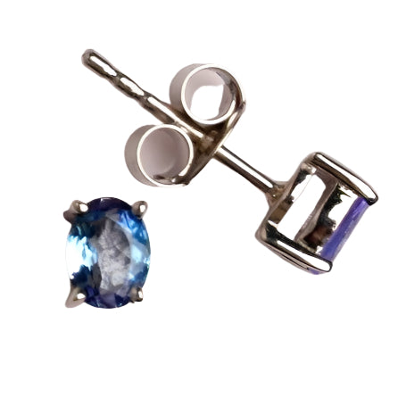 SZ11694 Earrings Silver 925 Tanzanite