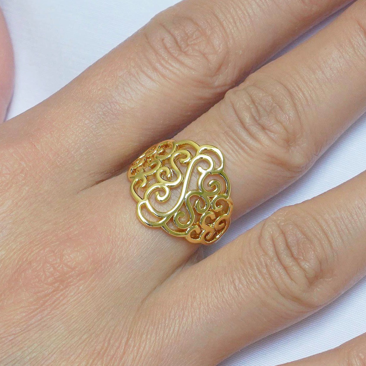 CC01501 Ring 18K Gold Plated Copper