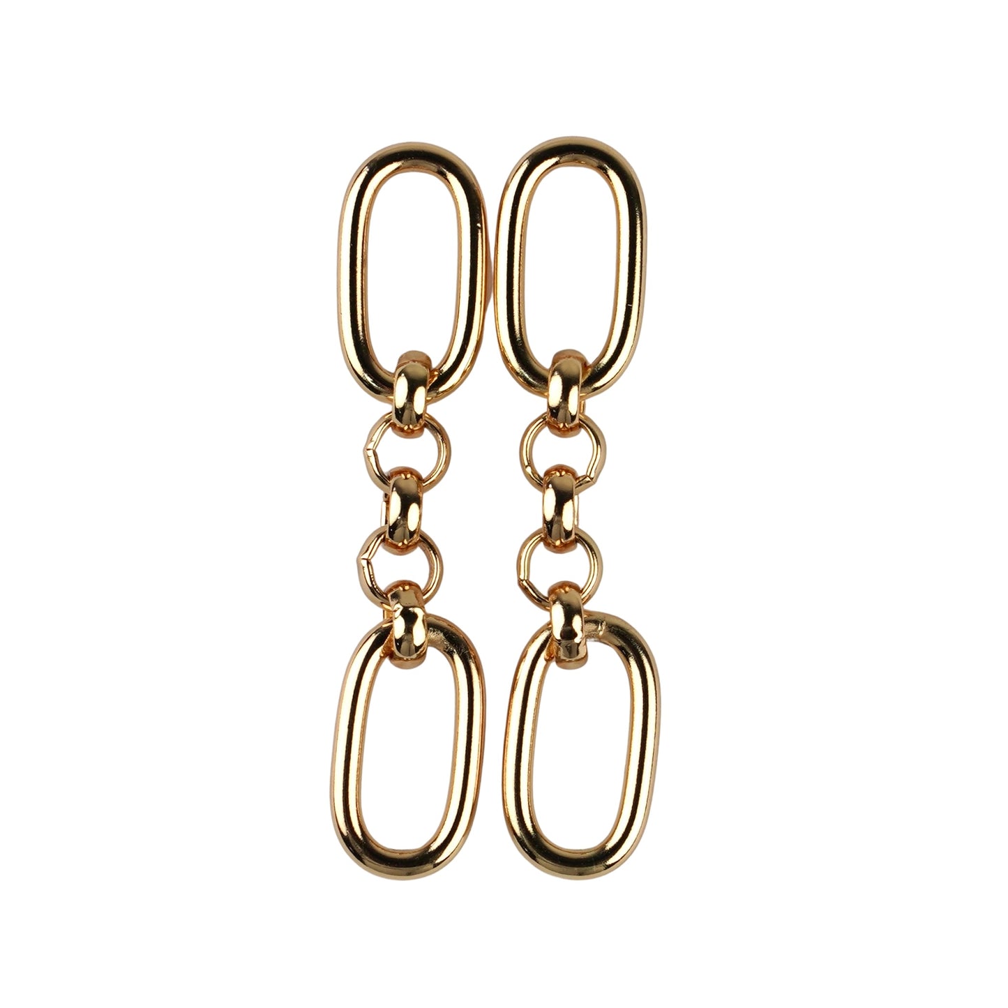 CC00790 Earrings 18K Gold Plated Brass