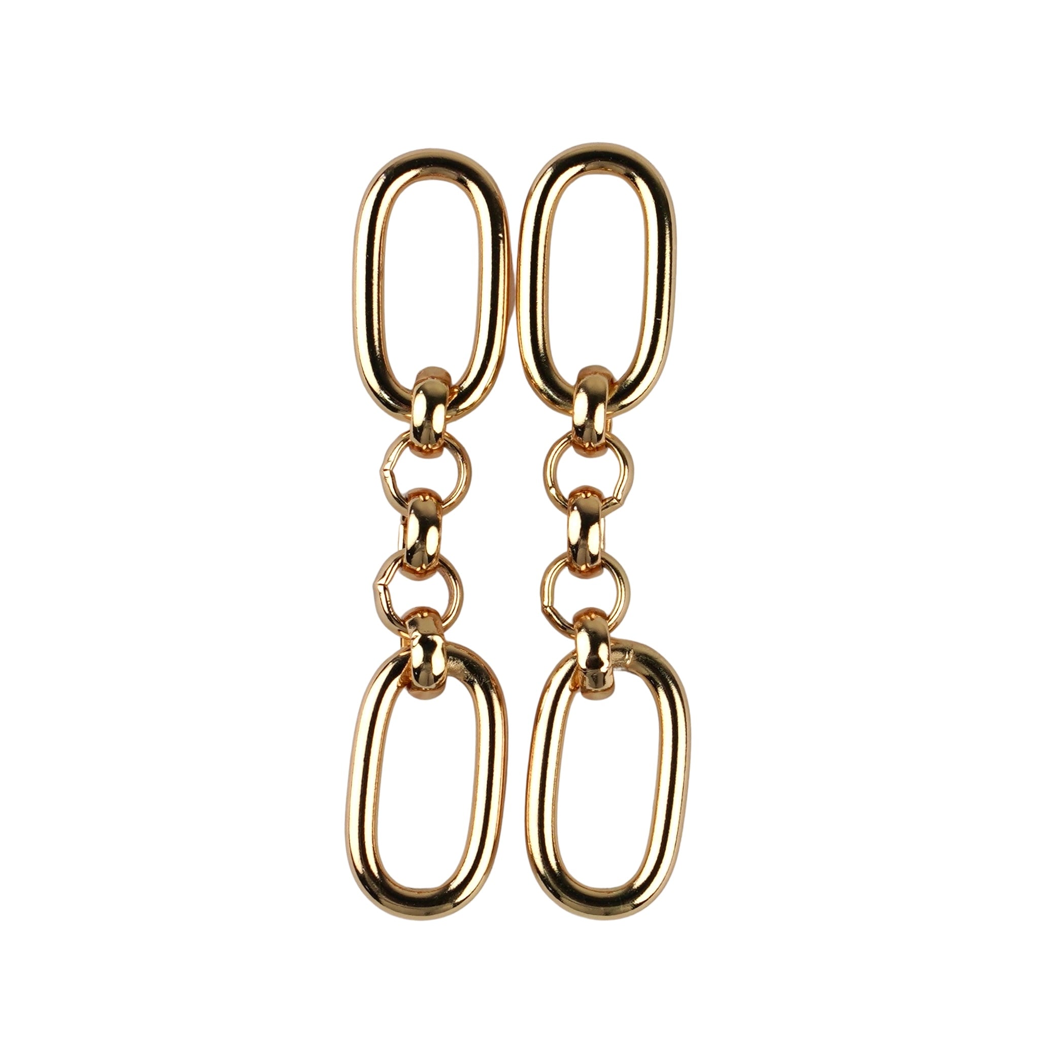 CC00790 Earrings 18K Gold Plated Brass