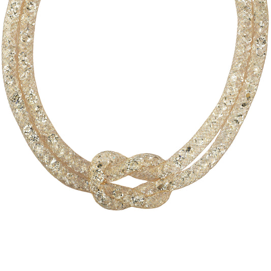 CC00901 Necklace 18K Gold Plated Copper Crystal