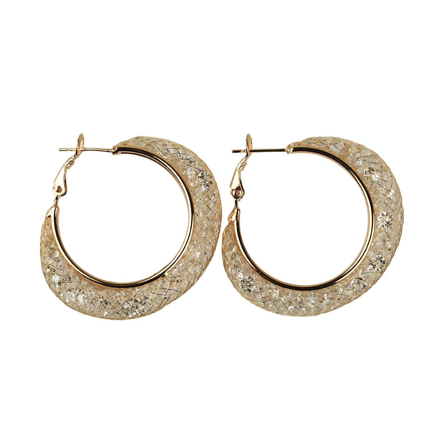 CC00916 Sirg'alar 18K oltin qoplamali mis kristall