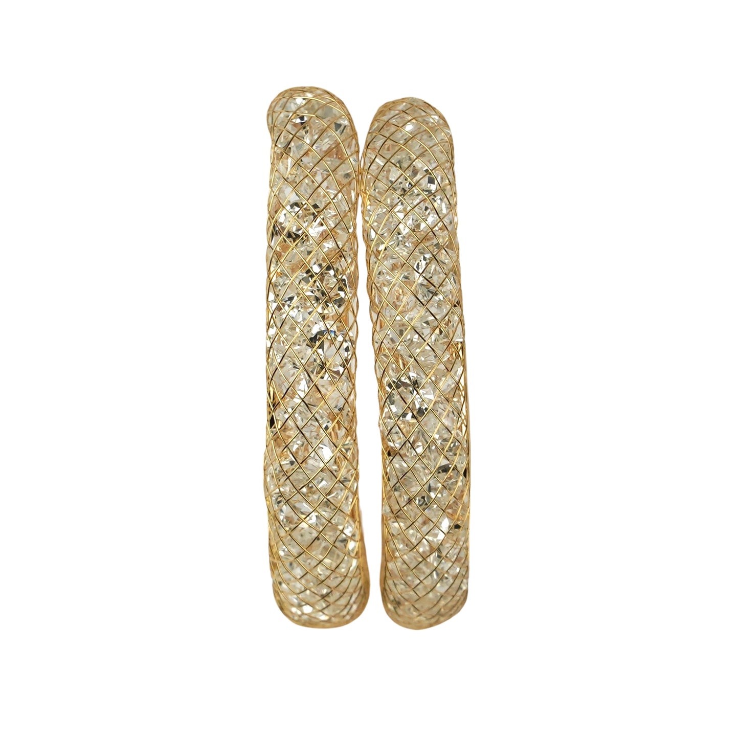 CC00916 Sirg'alar 18K oltin qoplamali mis kristall