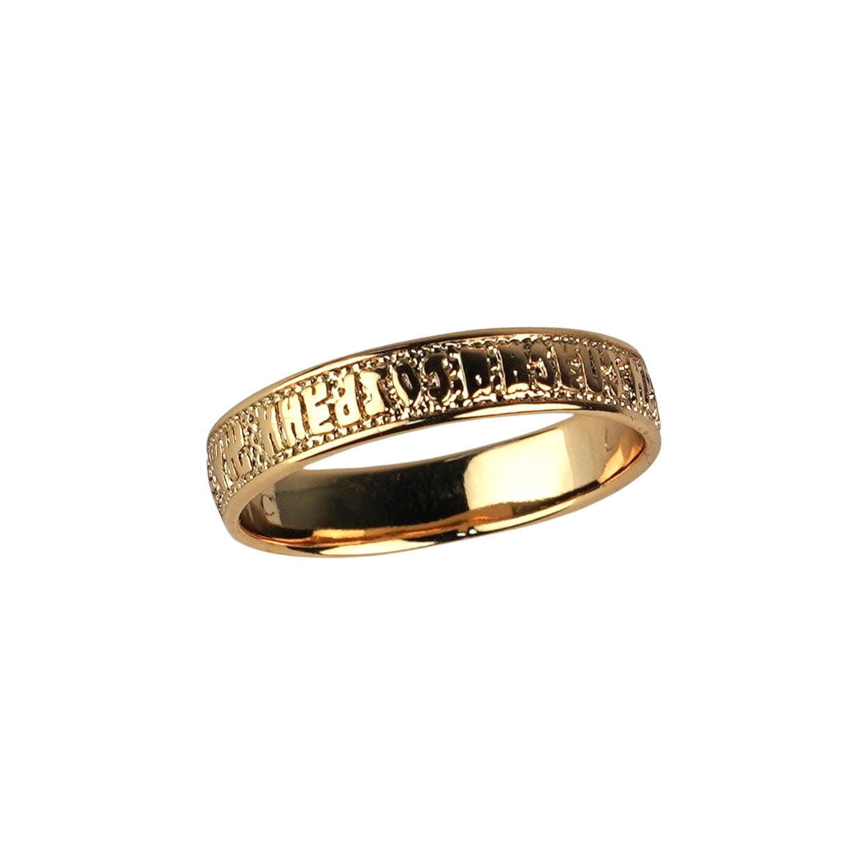 CC01157 Ring 18K oltin qoplamali mis