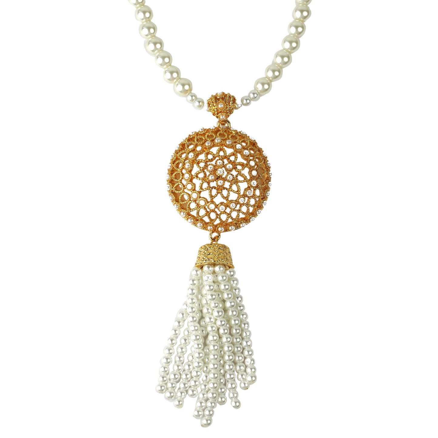 CC01324 Set 18K Yellow Gold Plated Alloy Imitation Pearl