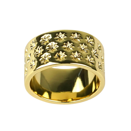 CC01387 Ring 18K gold plated Copper