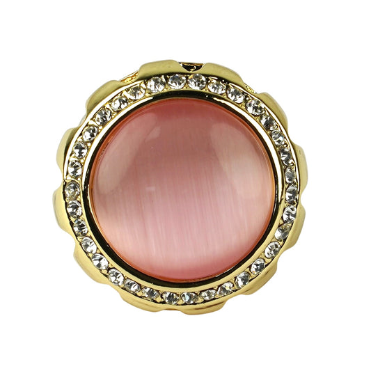 CC01485 Ring 18K Gold Plated Alloy Cat Eye