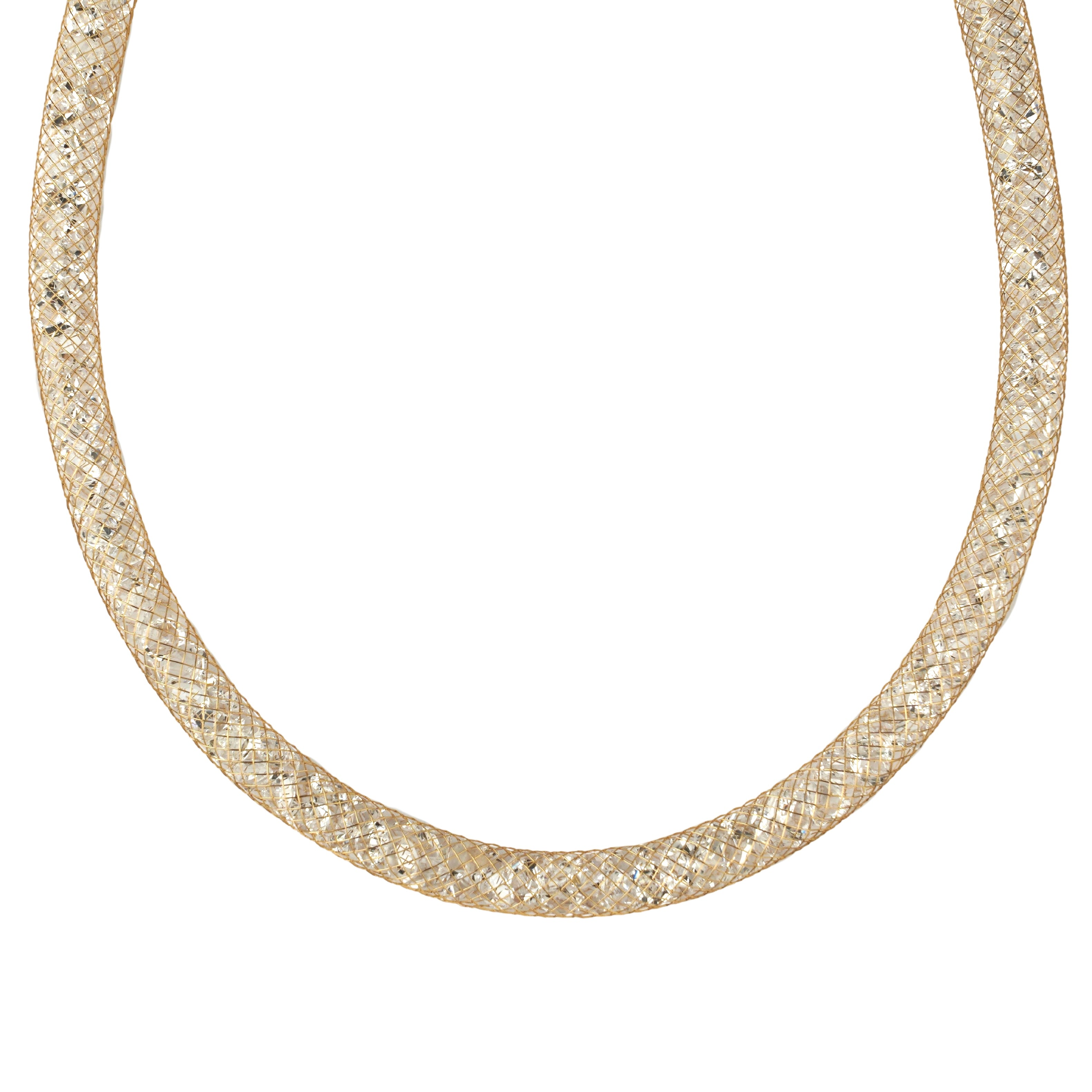 CC01560 Necklace 18K Gold Plated Copper Crystal