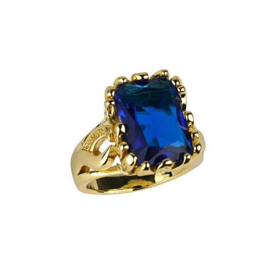 CC01748 Ring 18K Yellow Gold Plated Alloy Crystal