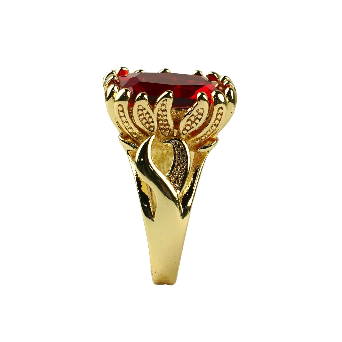 CC01964 Ring 18K Yellow Gold Plated Alloy Crystal