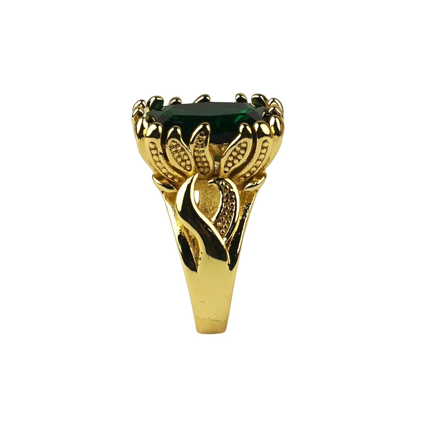 CC01965 Ring 18K Yellow Gold Plated Alloy Crystal