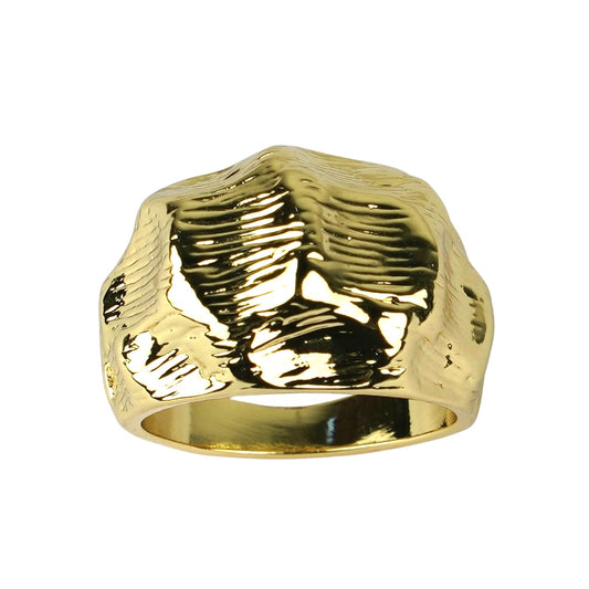 CC02250 Ring 18K yellow gold plated Copper