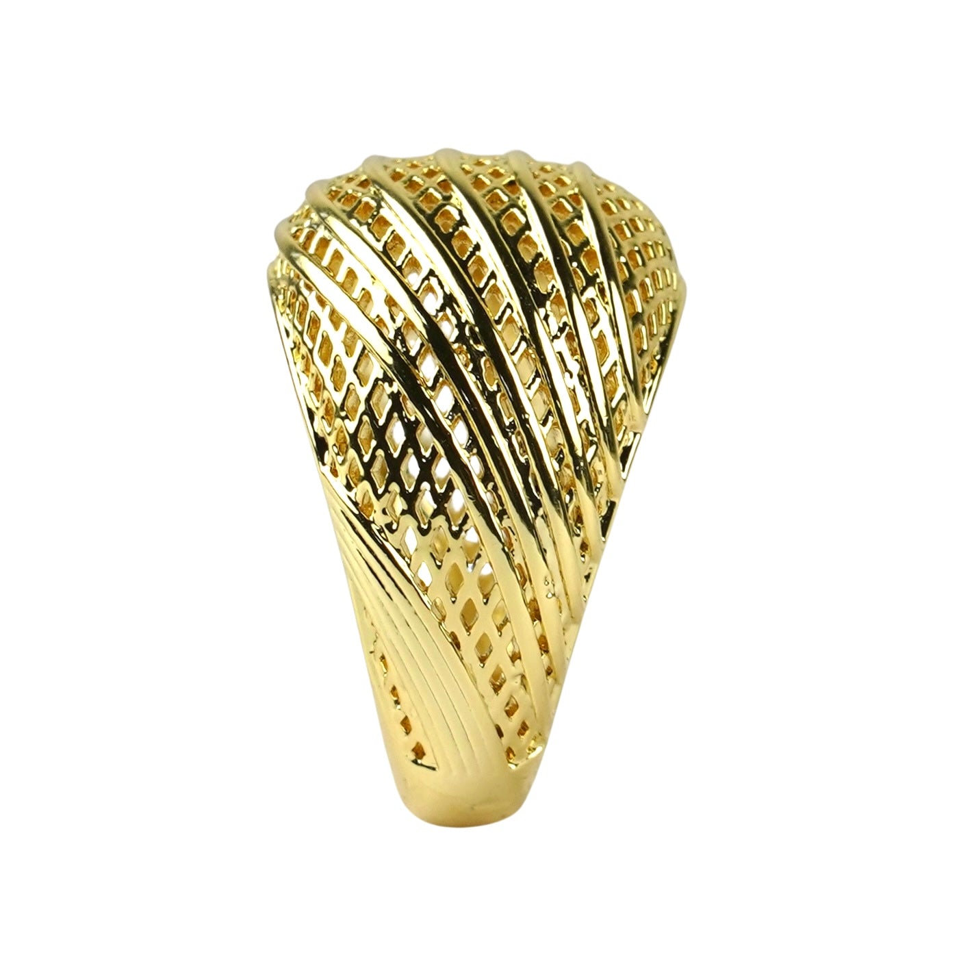 CC02358 Ring 18K yellow gold plated Copper