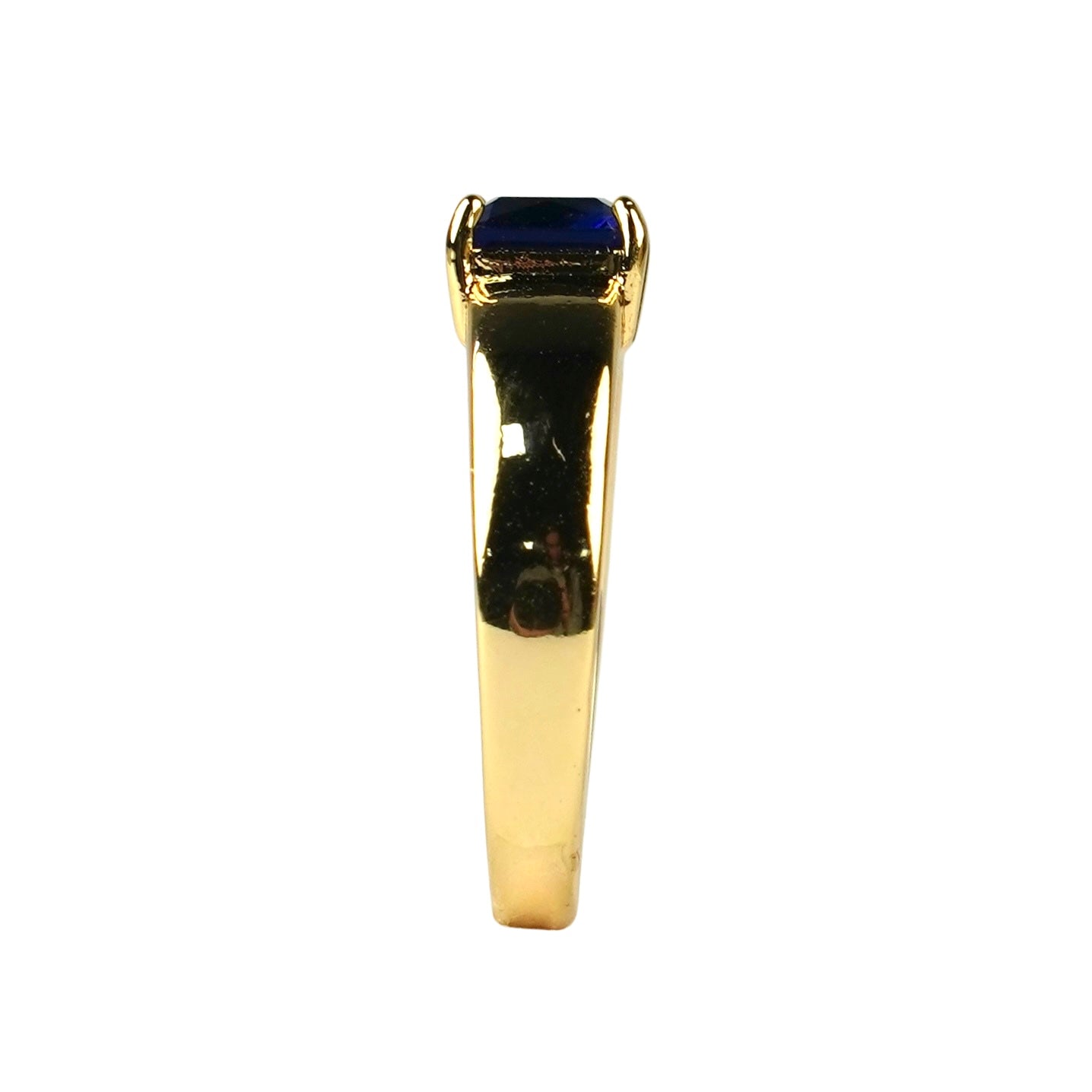 CC02400 Ring 18K Yellow Gold Plated Copper Crystal