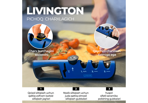 Universal knife sharpener Livington Blade